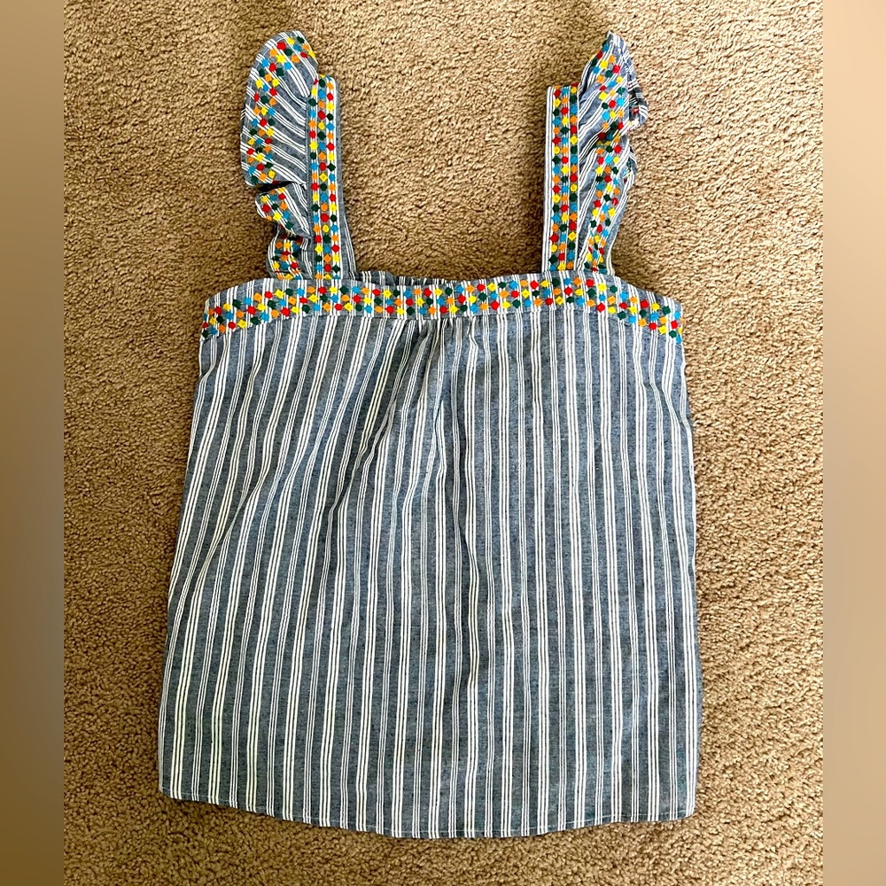 New With Tags Savanna Jane Ruffle Top